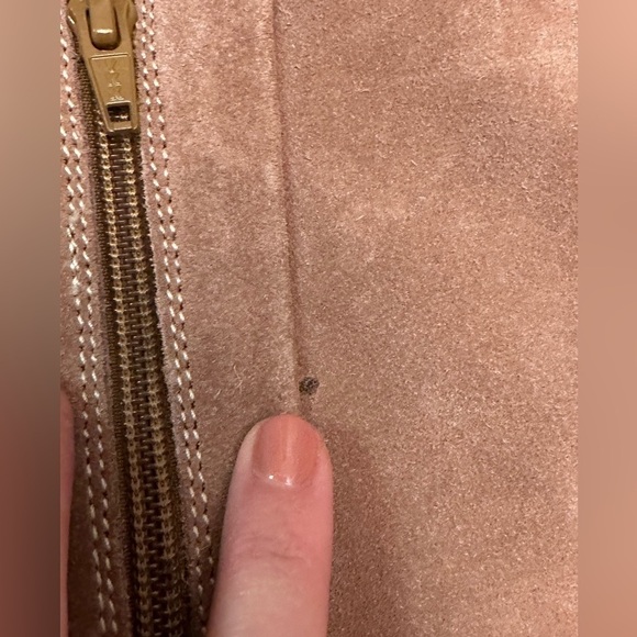 Coconuts by Matisse Tan Genuine Suede Over the Knee Heeled Boots Size 7.5 - Picture 8 of 11